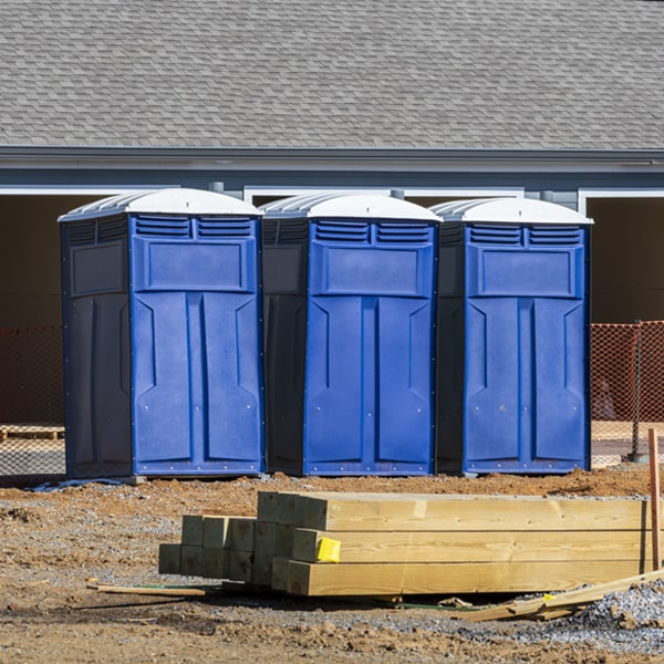 how can i report damages or issues with the porta potties during my rental period in West Point Kentucky